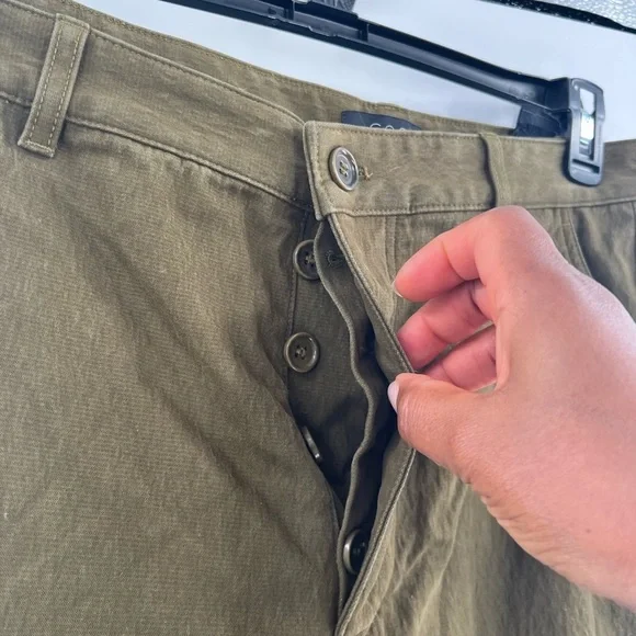 COS green khaki pants trousers size 8 - Picture 3 of 8